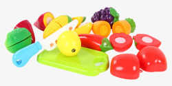 五颜六色可爱水果玩具素材