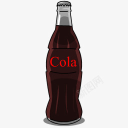 玻璃瓶可口可乐图标png_新图网 https://ixintu.com 可口可乐 玻璃瓶