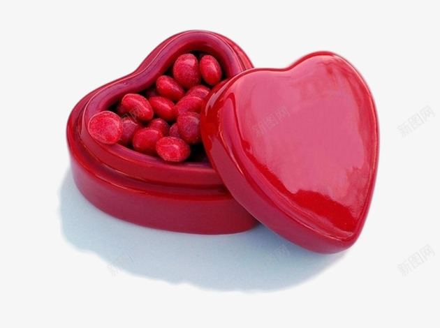 心形糖果片png免抠素材_新图网 https://ixintu.com 甜蜜糖果图片 盒子中的糖果 红色的糖果 美味的糖果