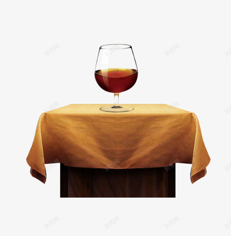 地产桌子上的红酒杯psd免抠素材_新图网 https://ixintu.com 商业 地产桌子上的红酒杯 杯子 桌布 海报元素 葡萄酒