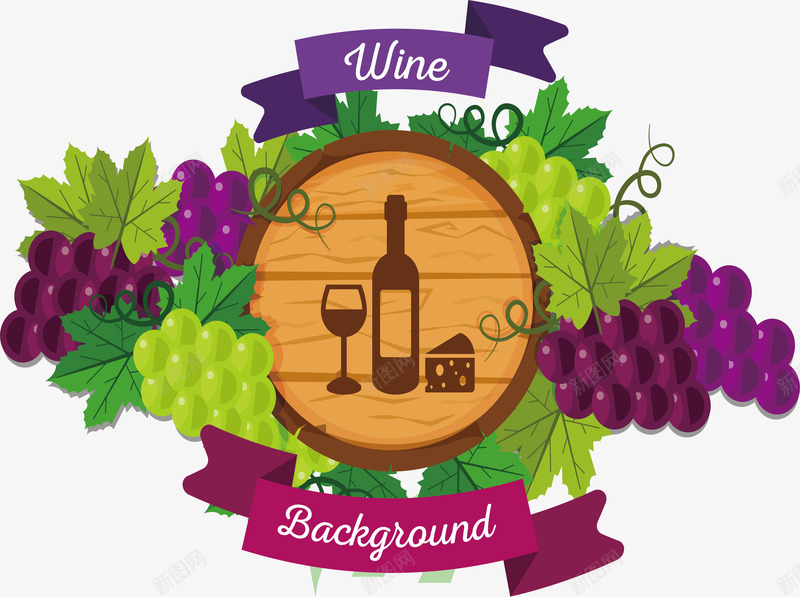 精美葡萄酒logo矢量图图标ai_新图网 https://ixintu.com logo 创意 喝酒设计 好喝 葡萄酒设计 饮品 矢量图