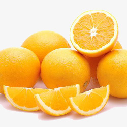 新鲜甜橙素材
