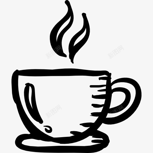 咖啡杯图标png_新图网 https://ixintu.com 咖啡 咖啡杯 喝热饮料 巧克力 点心 茶杯 食品
