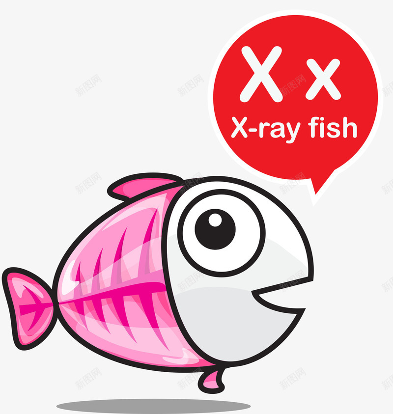 玻璃旗png免抠素材_新图网 https://ixintu.com Fish Xray 伦琴射线鱼 卡通 玻璃旗 透明鱼 鱼类