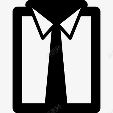 男商人的衣服图标图标