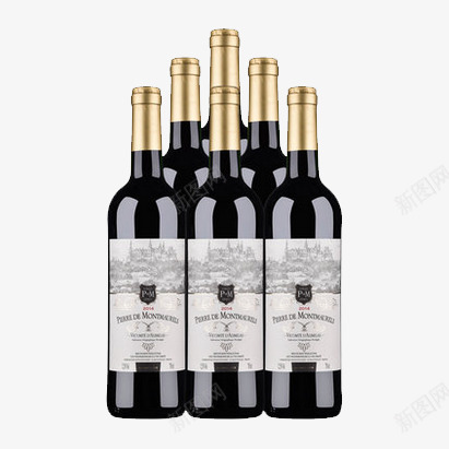 进口红酒png免抠素材_新图网 https://ixintu.com 产品实物 干红葡萄酒 法国 莫蕾尔