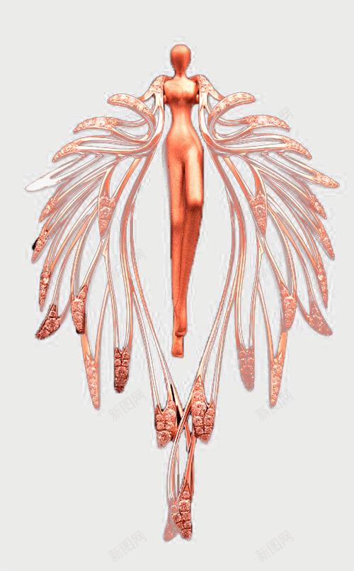 海报的的图png免抠素材_新图网 https://ixintu.com 人形 人物 翅膀 防水材料 雕像