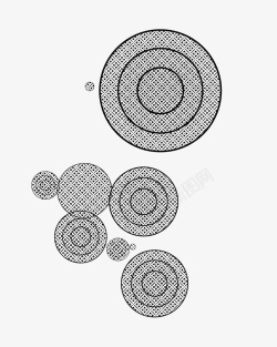 环形简约环形点缀物素材