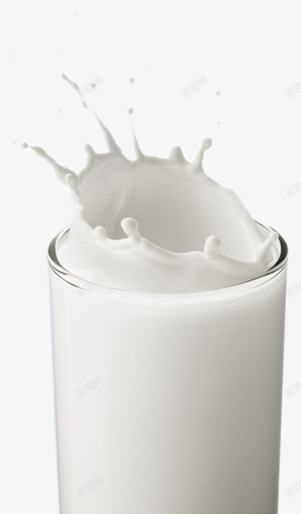 杯子牛奶飞溅png免抠素材_新图网 https://ixintu.com 早餐奶 牛奶 牛奶飞溅 玻璃杯 营养