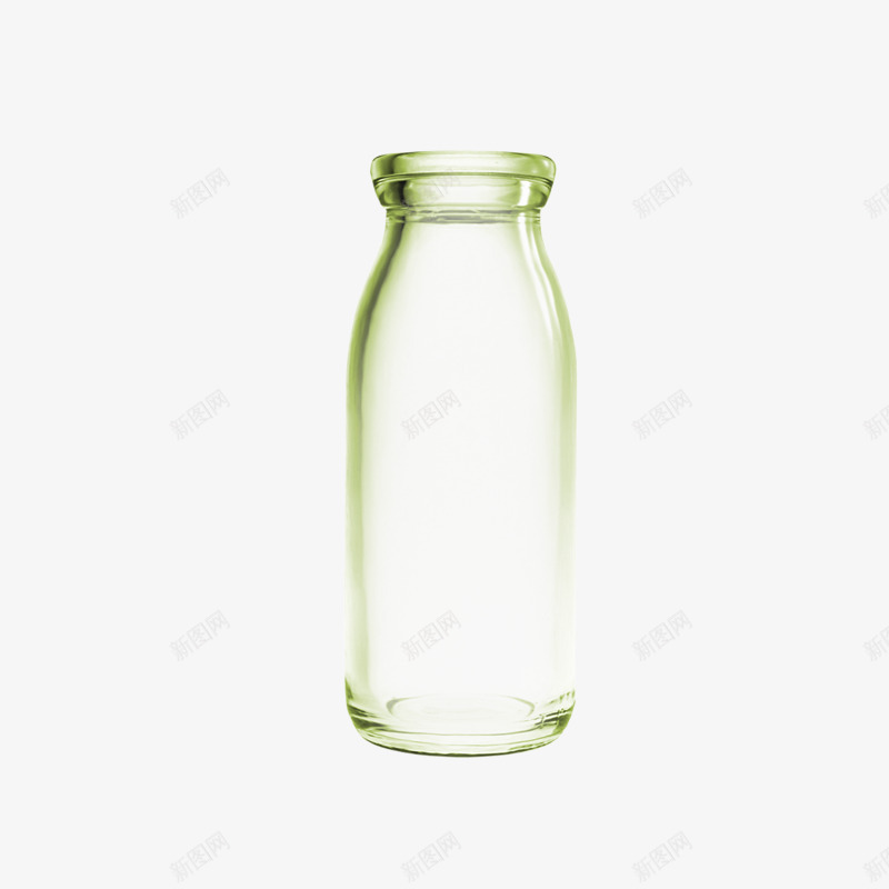 玻璃瓶子png免抠素材_新图网 https://ixintu.com 干净 水元素 牛奶瓶 透明