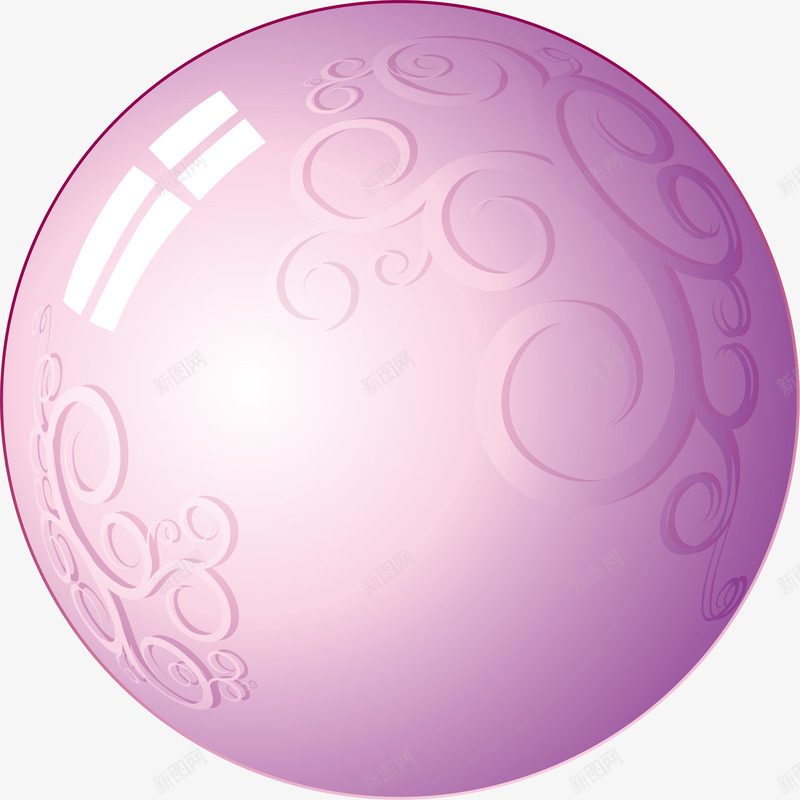 3D圆球矢量图ai免抠素材_新图网 https://ixintu.com 3D 圆球 彩蛋 球 矢量图