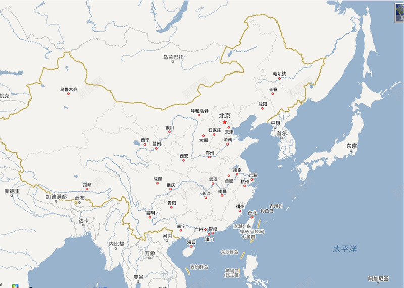 背景地图png免抠素材_新图网 https://ixintu.com 个性 地图 复古 海报 背景