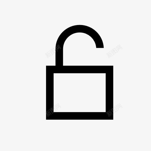 解锁按钮图标png_新图网 https://ixintu.com unlock 解锁 锁