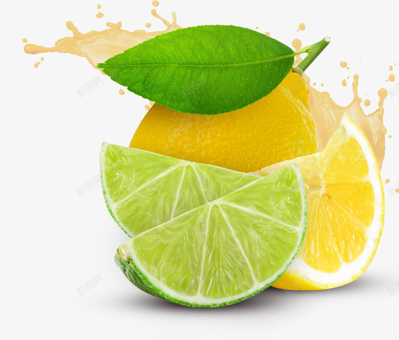 切开的新鲜柠檬png免抠素材_新图网 https://ixintu.com 新鲜 果汁 柠檬 水果