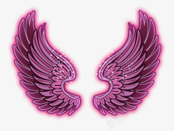 粉色翅膀素材