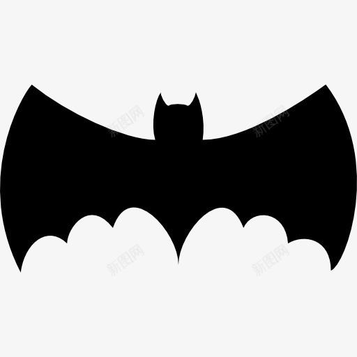 带有大翅膀的剪影的蝙蝠图标png_新图网 https://ixintu.com 动物 翅膀 蝙蝠 蝙蝠剪影 蝙蝠翅膀