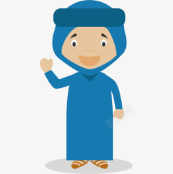 厚衣服插画小人卡通小人高清图片
