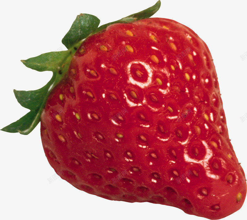 新鲜草莓png免抠素材_新图网 https://ixintu.com 一颗草莓 新鲜 水果 红色草莓 诱人 香甜