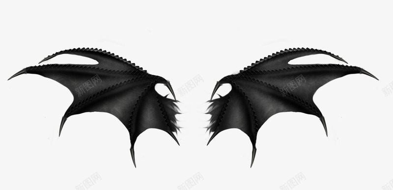蝙蝠的翅膀png免抠素材_新图网 https://ixintu.com png素材 免费下载 蝙蝠 黑色