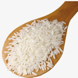 木勺大米素材