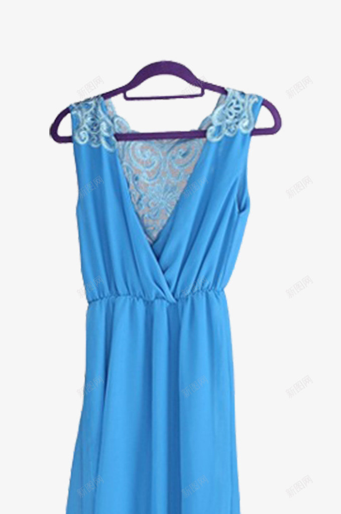 挂着的裙子png免抠素材_新图网 https://ixintu.com 女装 挂着的衣服 挂着的裙子 服装 蓝色裙子 衣服