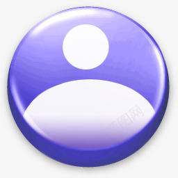 卡通人物沟通框图标png_新图网 https://ixintu.com 圆形按钮 在线沟通 客服卡通图标 淡紫色
