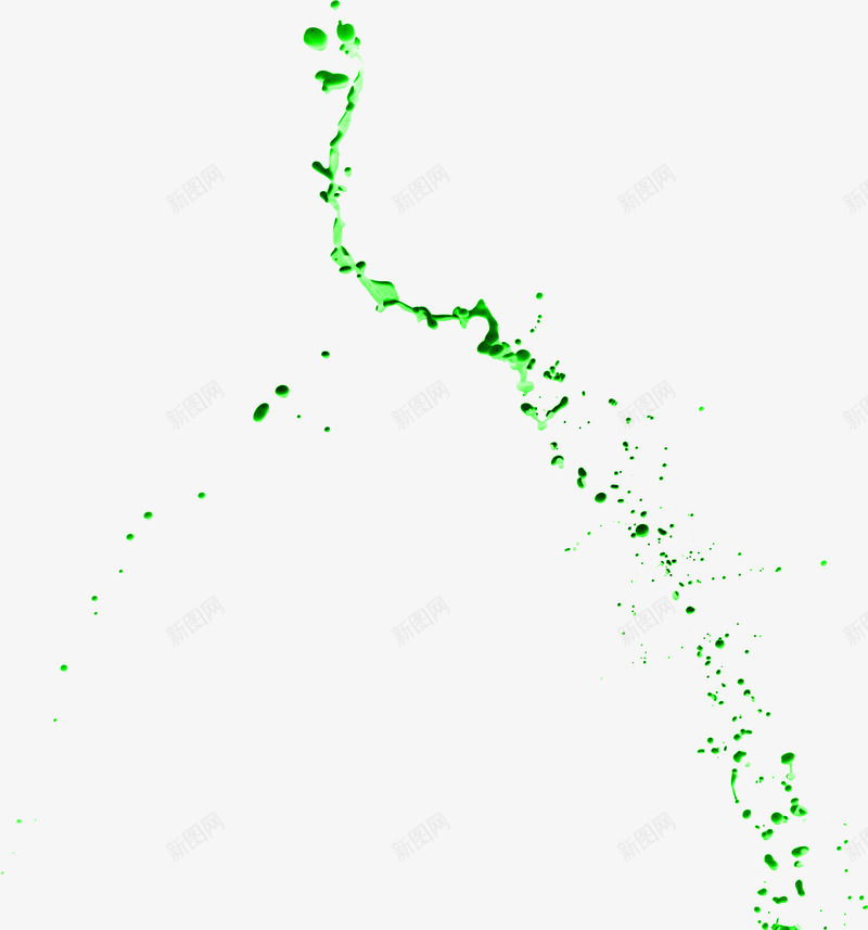 飞溅的绿色液体png免抠素材_新图网 https://ixintu.com 油漆 液体 绿色 飞溅