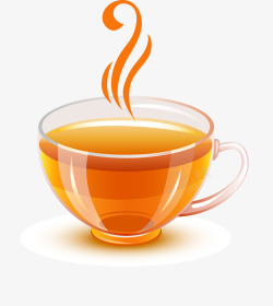 美味茶品一杯冒着热气的下午茶高清图片