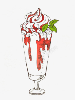 冰淇淋漫画手绘冰淇淋高清图片