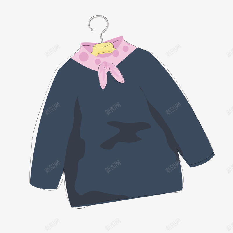 手绘上衣png免抠素材_新图网 https://ixintu.com 上衣 卡通 手绘 服装 童装 衣服