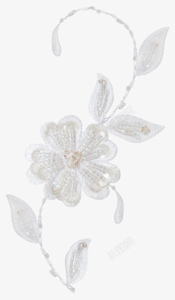 珍珠花衣服装饰素材