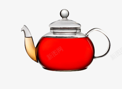 卡通版的装满红茶茶水的玻璃水壶png免抠素材_新图网 https://ixintu.com 卡通 水壶 玻璃 红茶