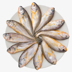 食物海鲜面素材生鲜小黄鱼高清图片