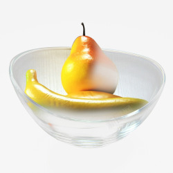 果斗无铅玻璃大果盘甜品碗高清图片