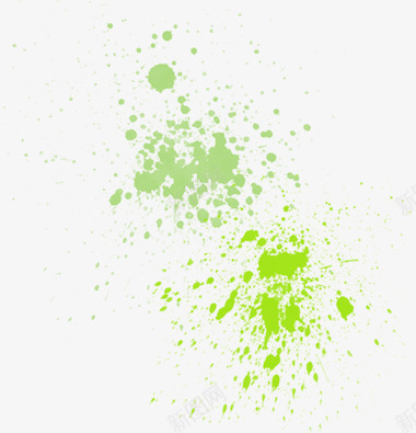 个性十足的绿色油漆飞溅png免抠素材_新图网 https://ixintu.com 个性 十足 油漆 绿色 飞溅