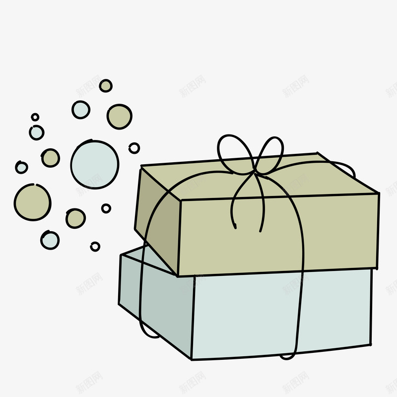 手绘礼物盒png免抠素材_新图网 https://ixintu.com 手绘 手绘礼物盒 手绘礼物盒PNG 礼品 礼物盒 礼物箱