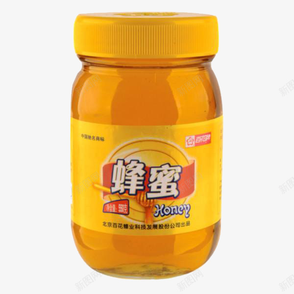 百花牌蜂蜜png免抠素材_新图网 https://ixintu.com 产品实物 甜食 节日礼品 营养品 蜂蜜