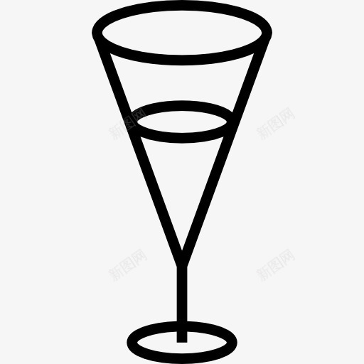 白葡萄酒饮料玻璃透明容器轮廓图标png_新图网 https://ixintu.com 外形 容器 玻璃 白葡萄酒 眼镜 酒 食品 饮料