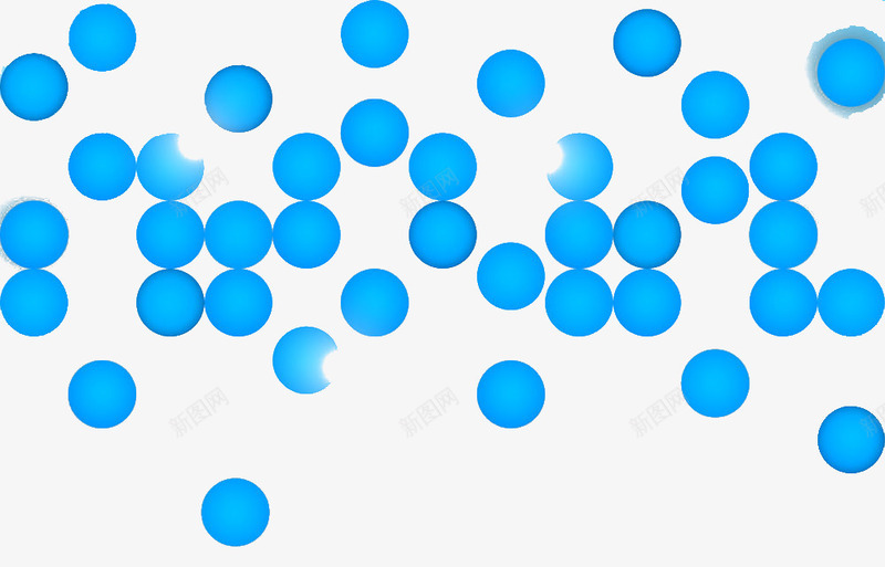 蓝色小球背景png免抠素材_新图网 https://ixintu.com 几何图形 几何图案 圆球背景 小球 小球背景 泡泡 蓝色小球背景 蓝色背景