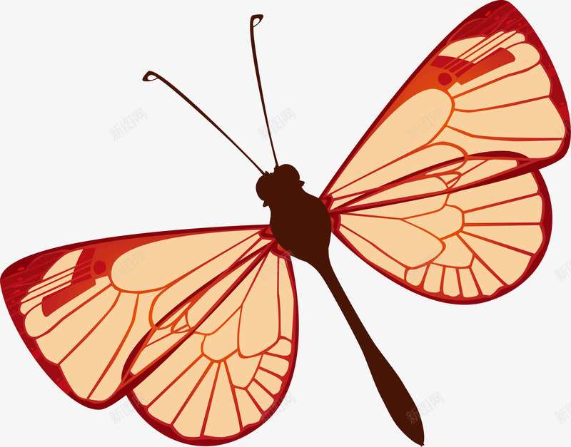 唯美红色蜻蜓png免抠素材_新图网 https://ixintu.com 唯美翅膀 唯美蜻蜓 昆虫 红色蜻蜓 翅膀纹路 飞翔