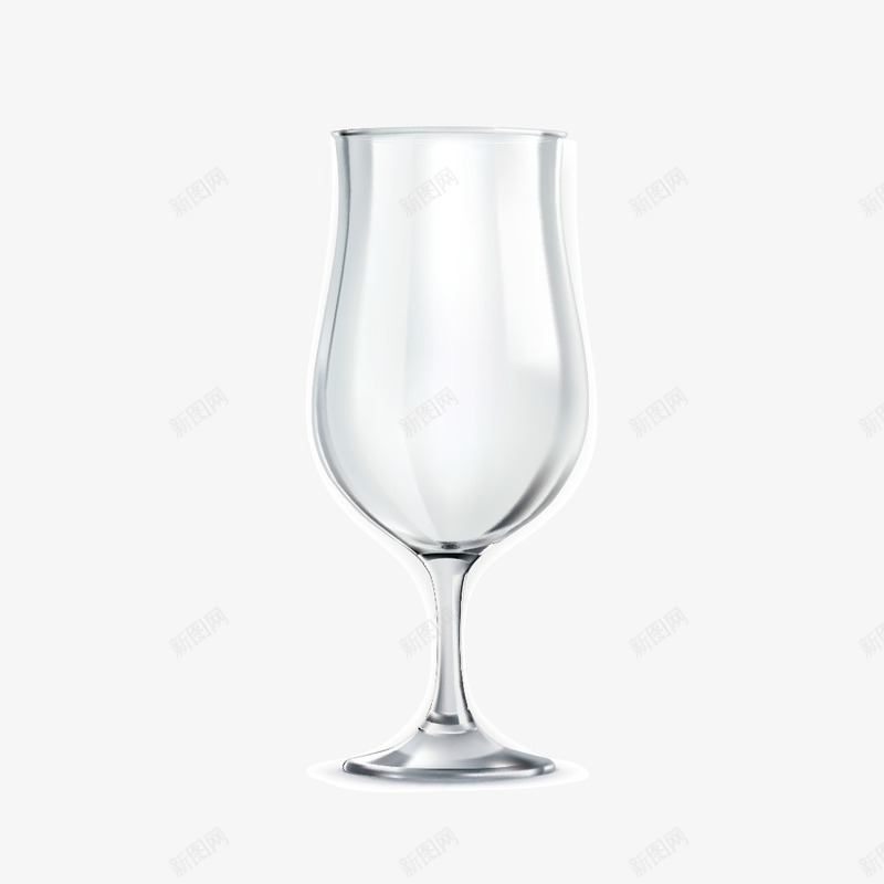 红酒杯矢量图eps免抠素材_新图网 https://ixintu.com 杯子 玻璃材质 透明 酒杯 矢量图