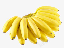 粉蕉一把香蕉特写高清图片