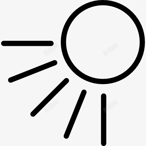 晴天太阳象征图标png_新图网 https://ixintu.com 光线 天 天气 太阳 界面 符号 阳光明媚