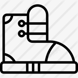 登山比赛靴子图标高清图片