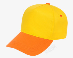 布豆儿童棒球帽做印花儿童棒球小黄帽高清图片