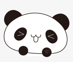 熊猫宝宝卡通熊猫宝宝装饰高清图片