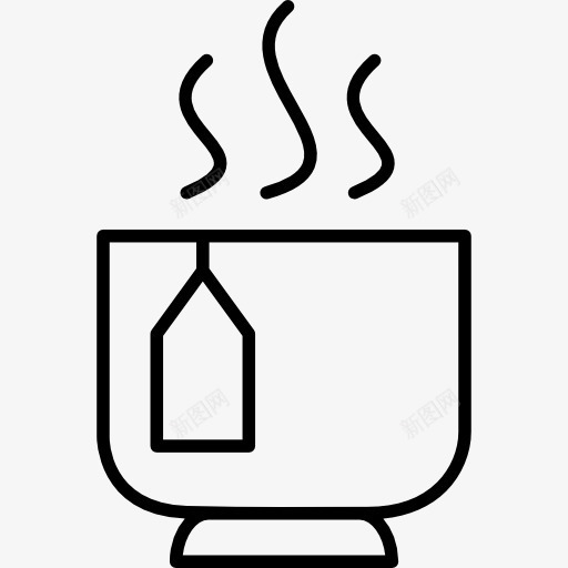 一杯茶图标png_新图网 https://ixintu.com 厨具 咖啡店 喝热饮料 茶杯 草药 输液 食品