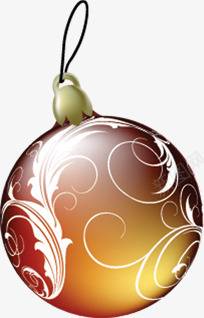 可爱金色圆球创意圣诞png免抠素材_新图网 https://ixintu.com 创意 可爱 圆球 圣诞 金色