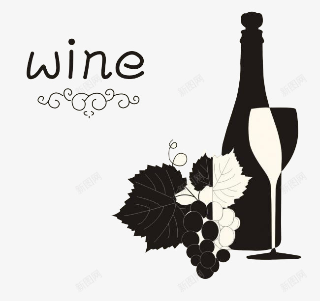 葡萄酒图案图标png_新图网 https://ixintu.com 图标 图案 葡萄 葡萄酒