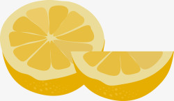 扁平化柠檬图素材